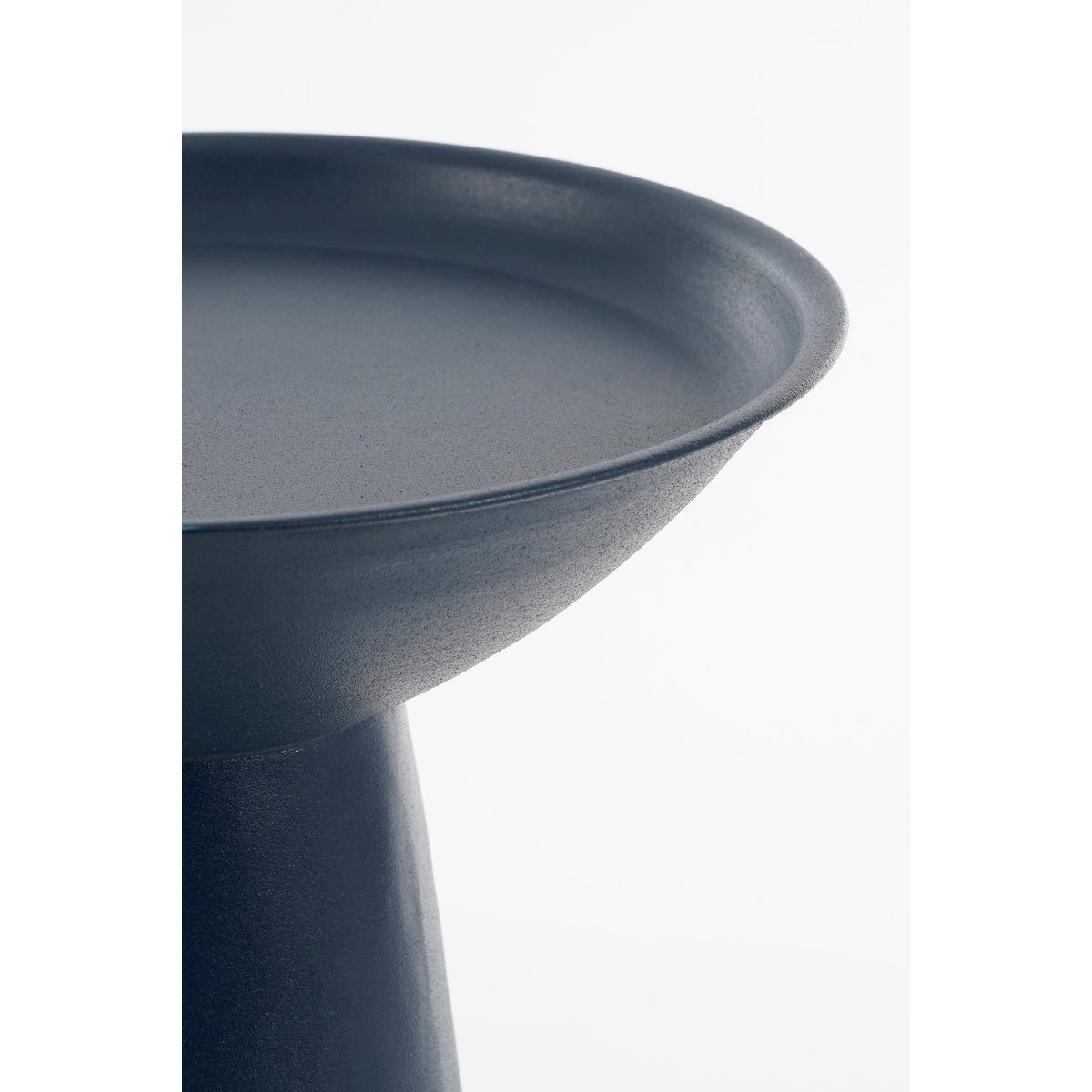 Chiel Bijzettafel - H49 x Ø25 cm - FSC 100% - Metaal - Donkerblauw