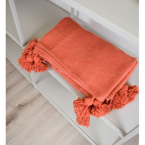 Pompondeken Oranje Copy
