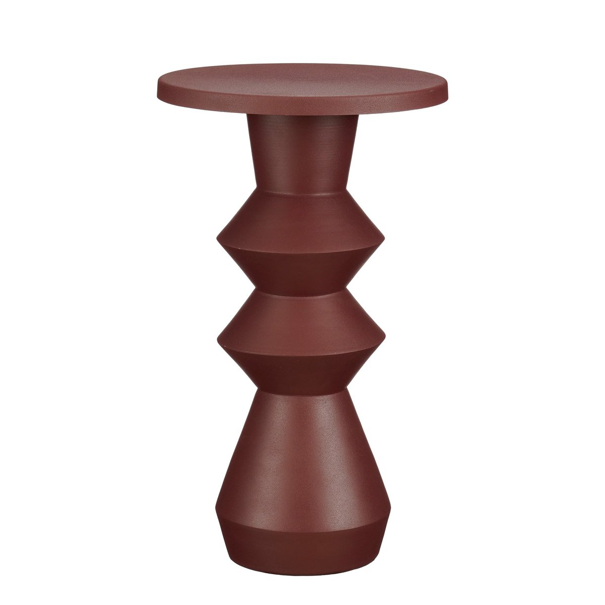 Estate Bijzettafel - H51 x Ø30 cm - Metaal - Donkerpaars