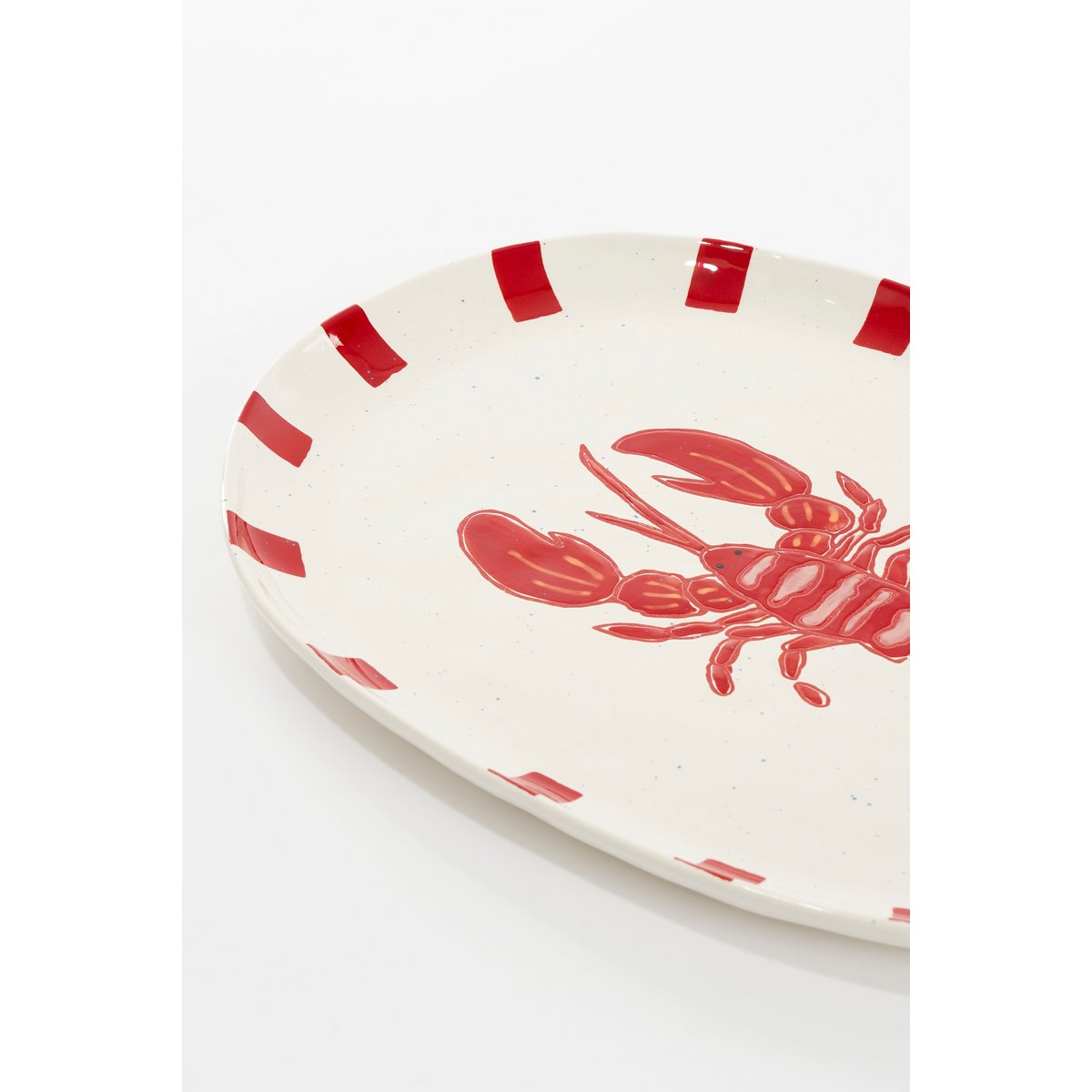 Ariane Serveerbord - L41 x B31 x H3 cm - Steengoed - Rood