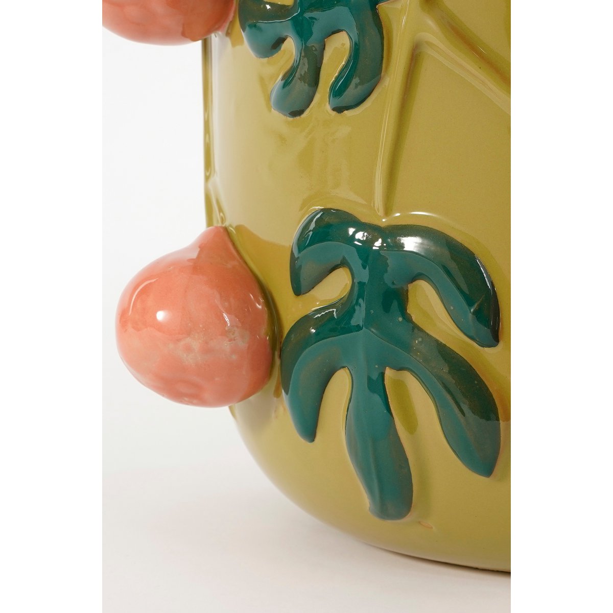 Melika Vaas - H34 x Ø37 cm - Keramiek - Oker