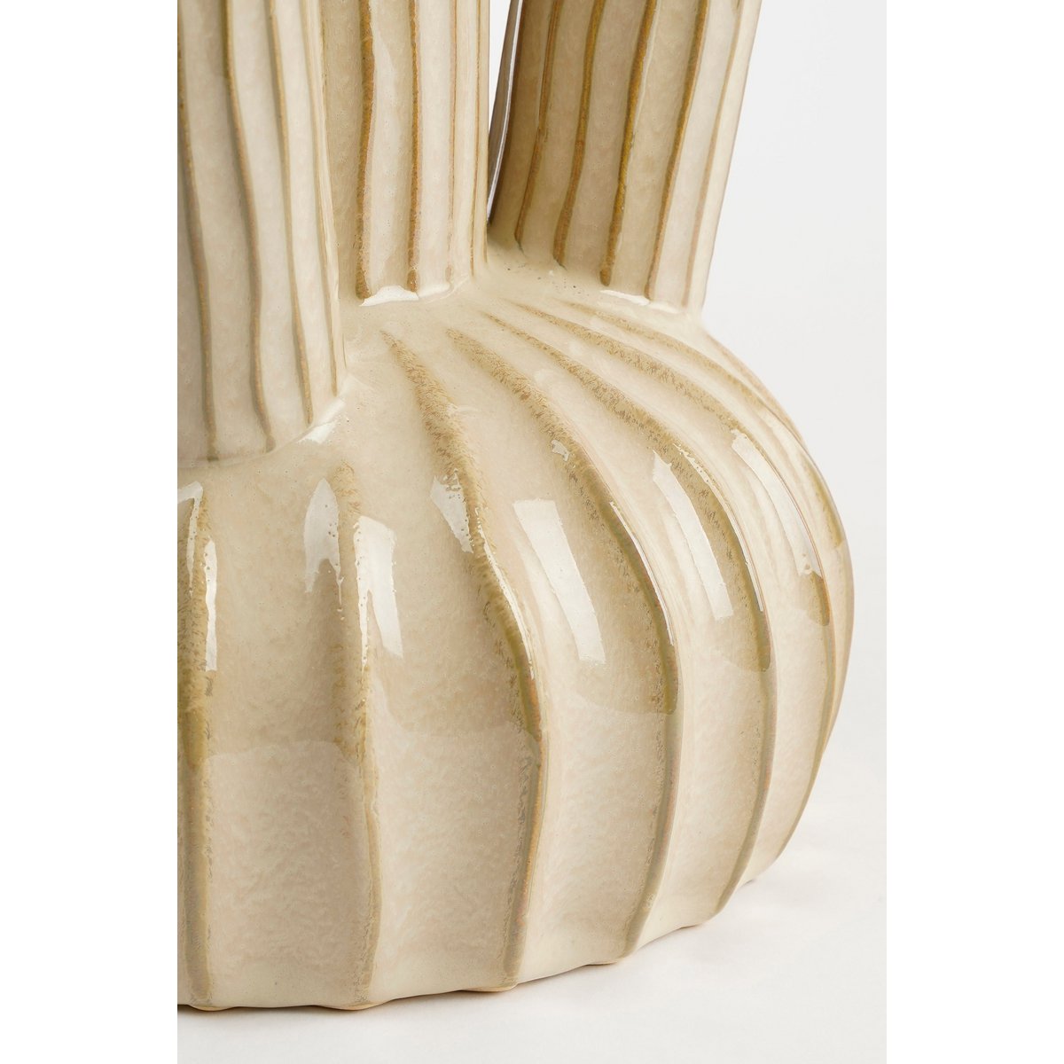 Felipe Tulpenvaas - H27 x Ø20 cm - Keramiek - Beige