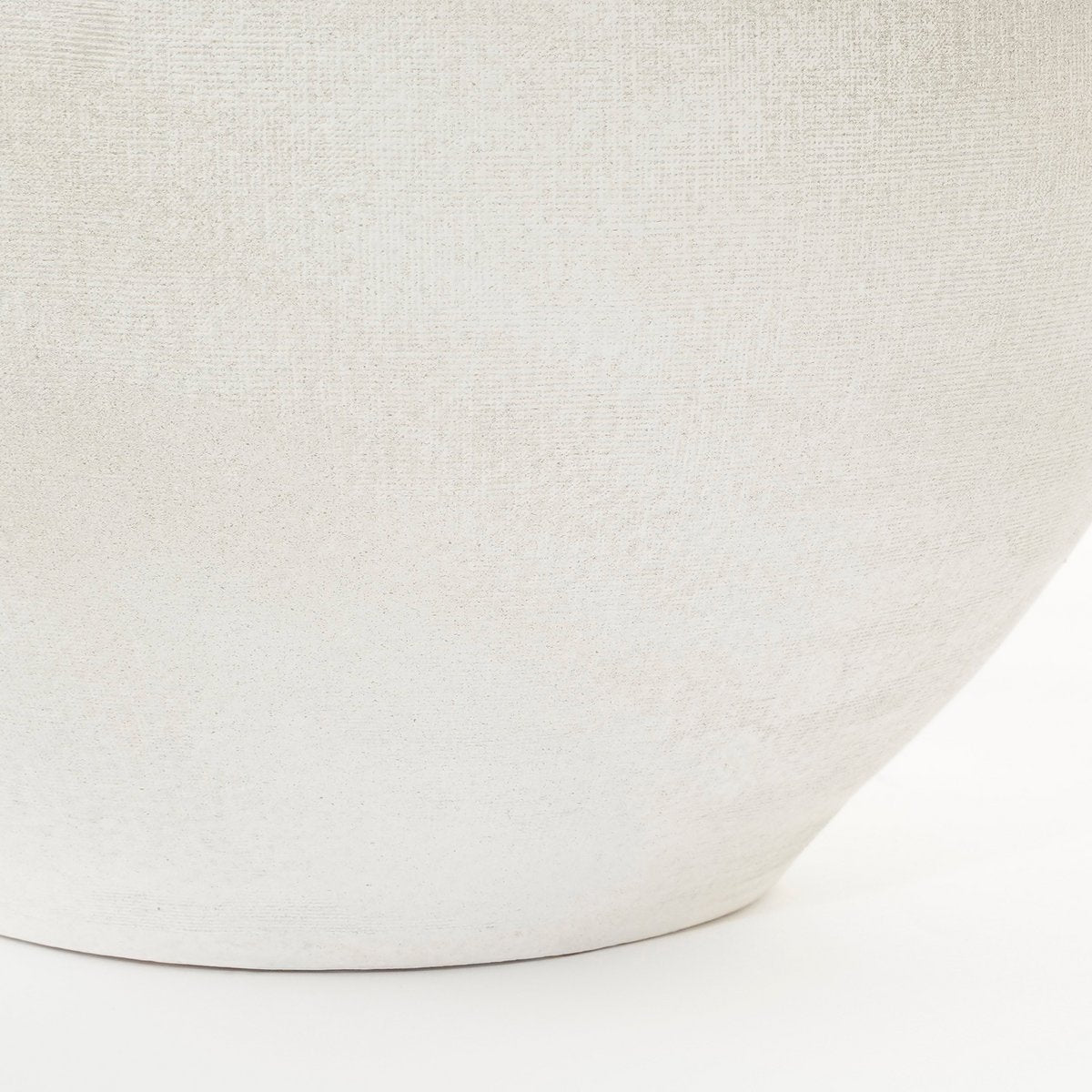 Douro Bloempot - H18 x Ø20 cm - Terracotta - Off White