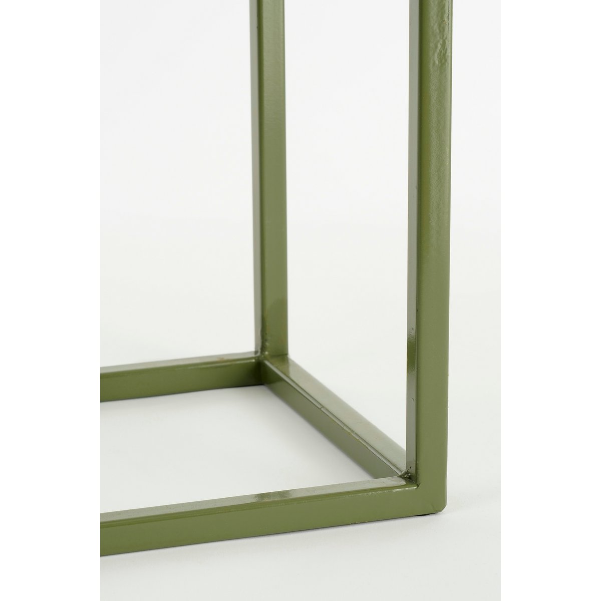 Bologna Bijzettafel Buiten - Set van 2 - L78 x B24 x H68 cm - Metaal - Groen