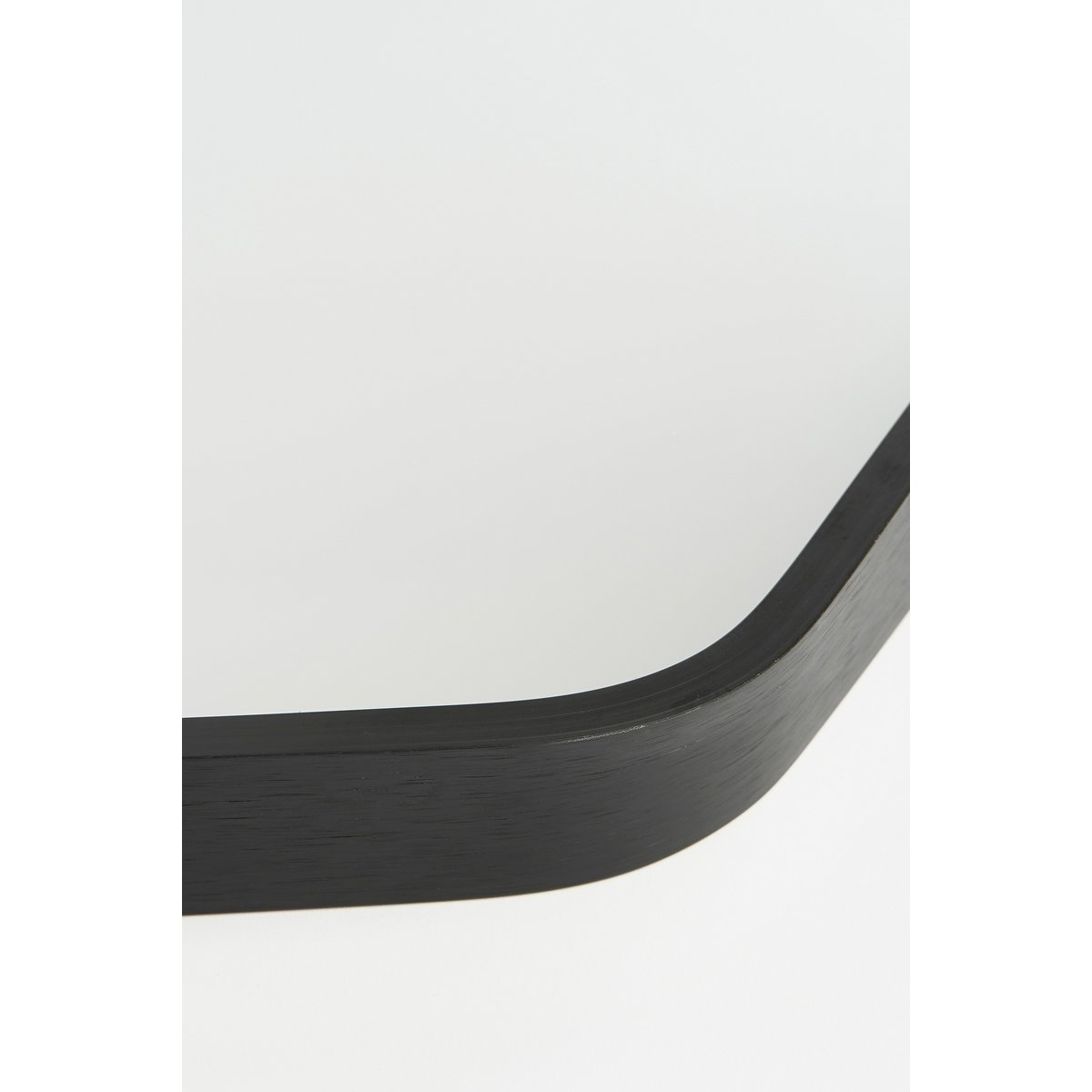 Rossi Wandspiegel - L80 x B71 cm - Metaal - Zwart