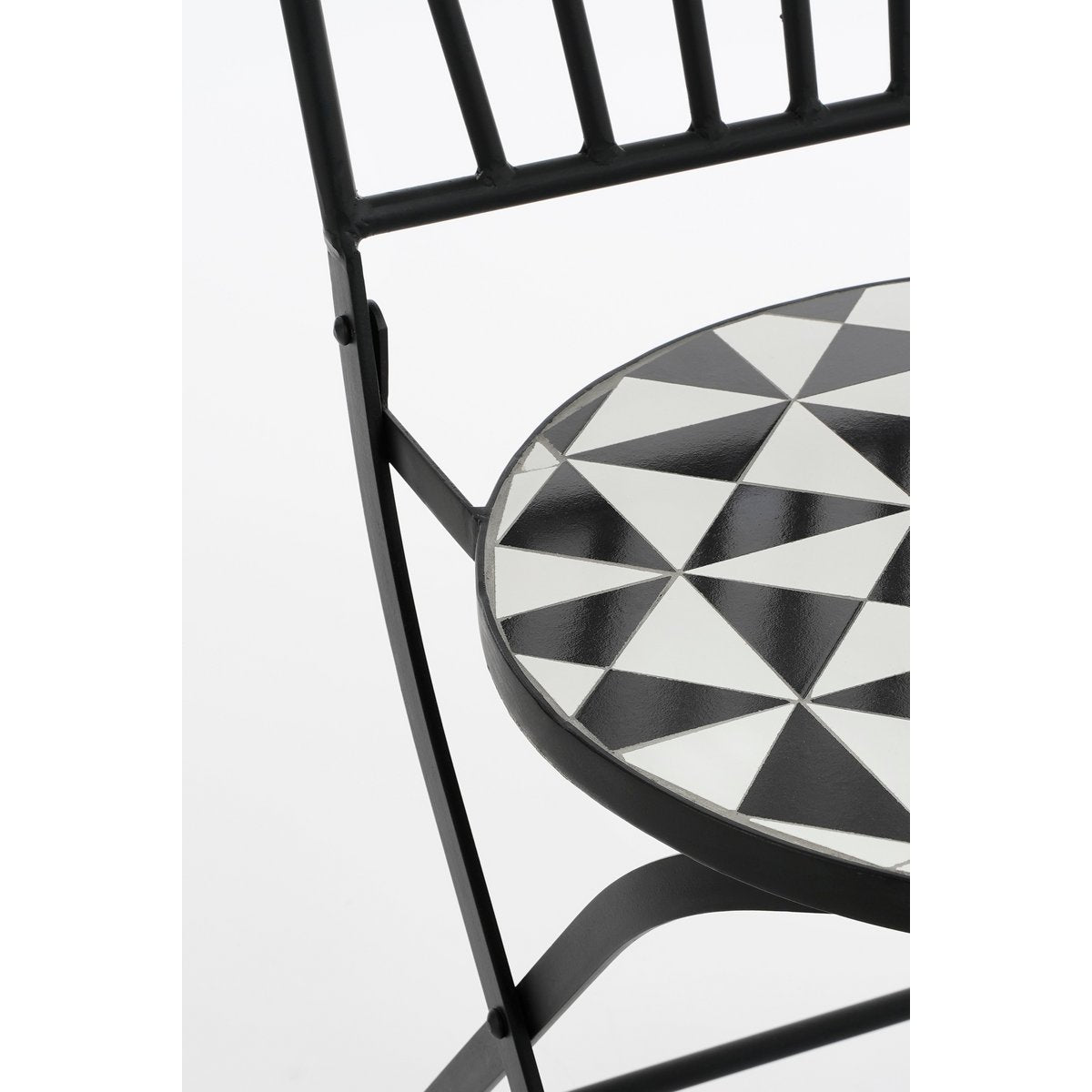 Cambria Bistrostoel - L40 x B52 x H89 cm - Metaal - Zwart