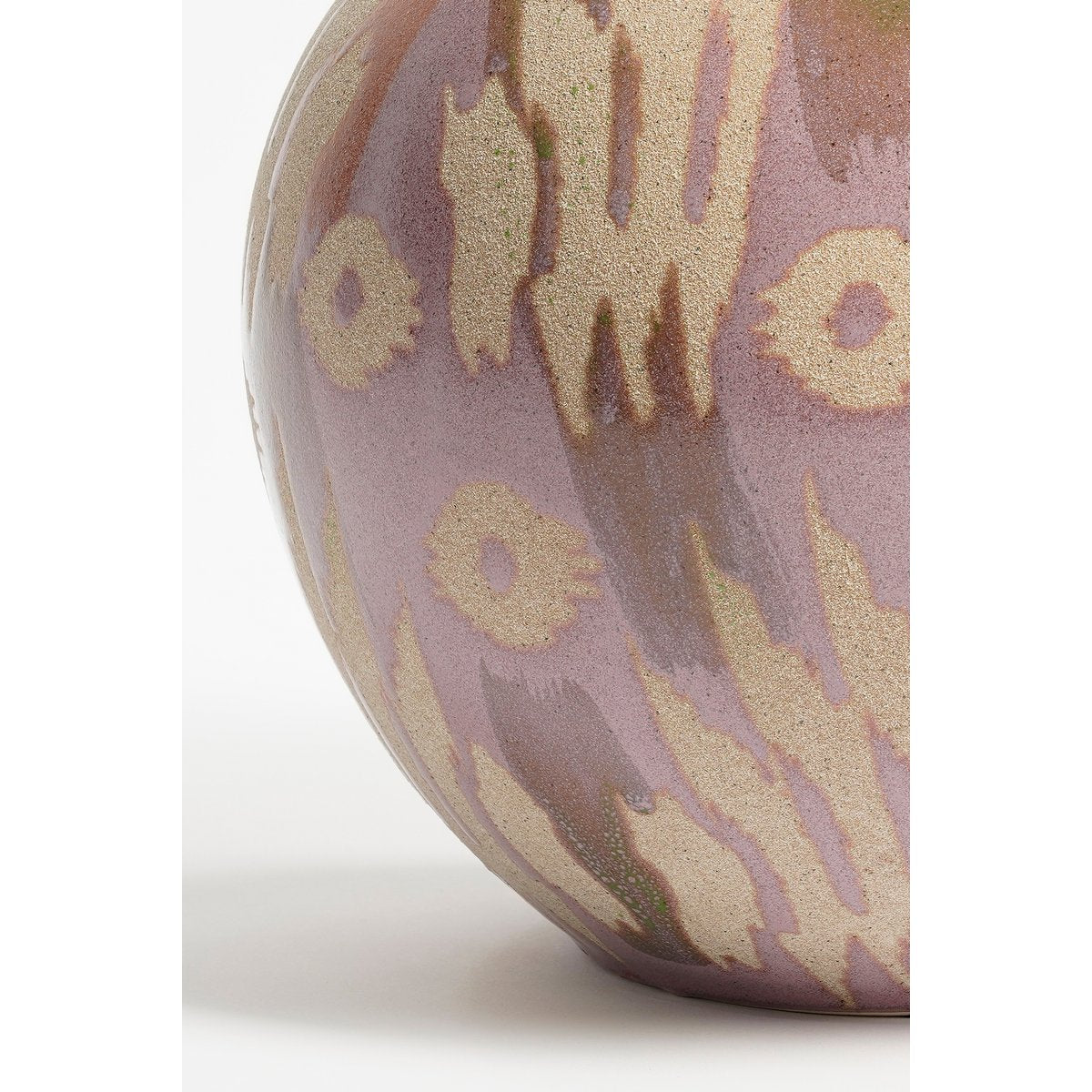 Javi Vaas - H52 x Ø34 cm - Keramiek - Roze, Beige