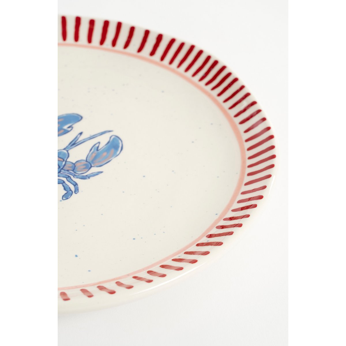 Ariane Ontbijtbord - Set van 4 - Ø21 cm - Steengoed - Roze