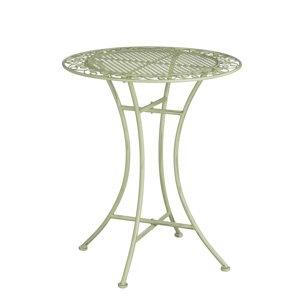 Provence Bistrotafel voor Buiten - H70 x Ø60 cm - Lichtgroen
