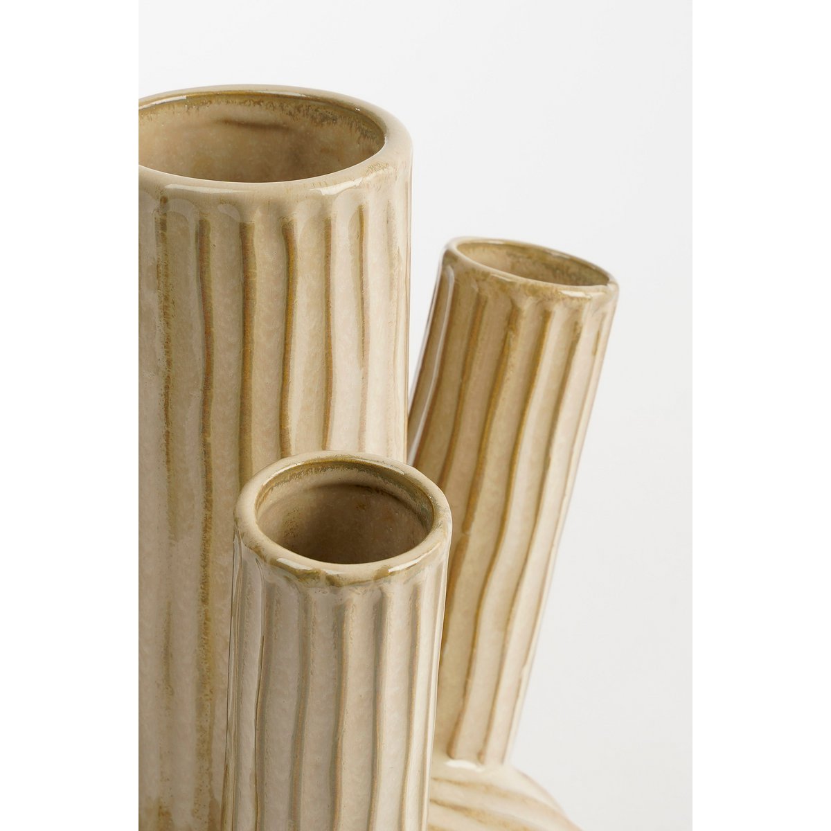 Felipe Tulpenvaas - H27 x Ø20 cm - Keramiek - Beige