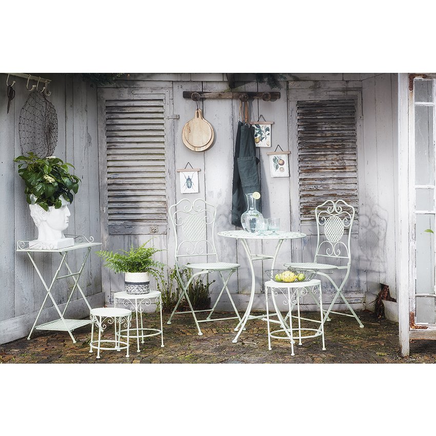 Provence Bistrotafel voor Buiten - H70 x Ø60 cm - Lichtgroen