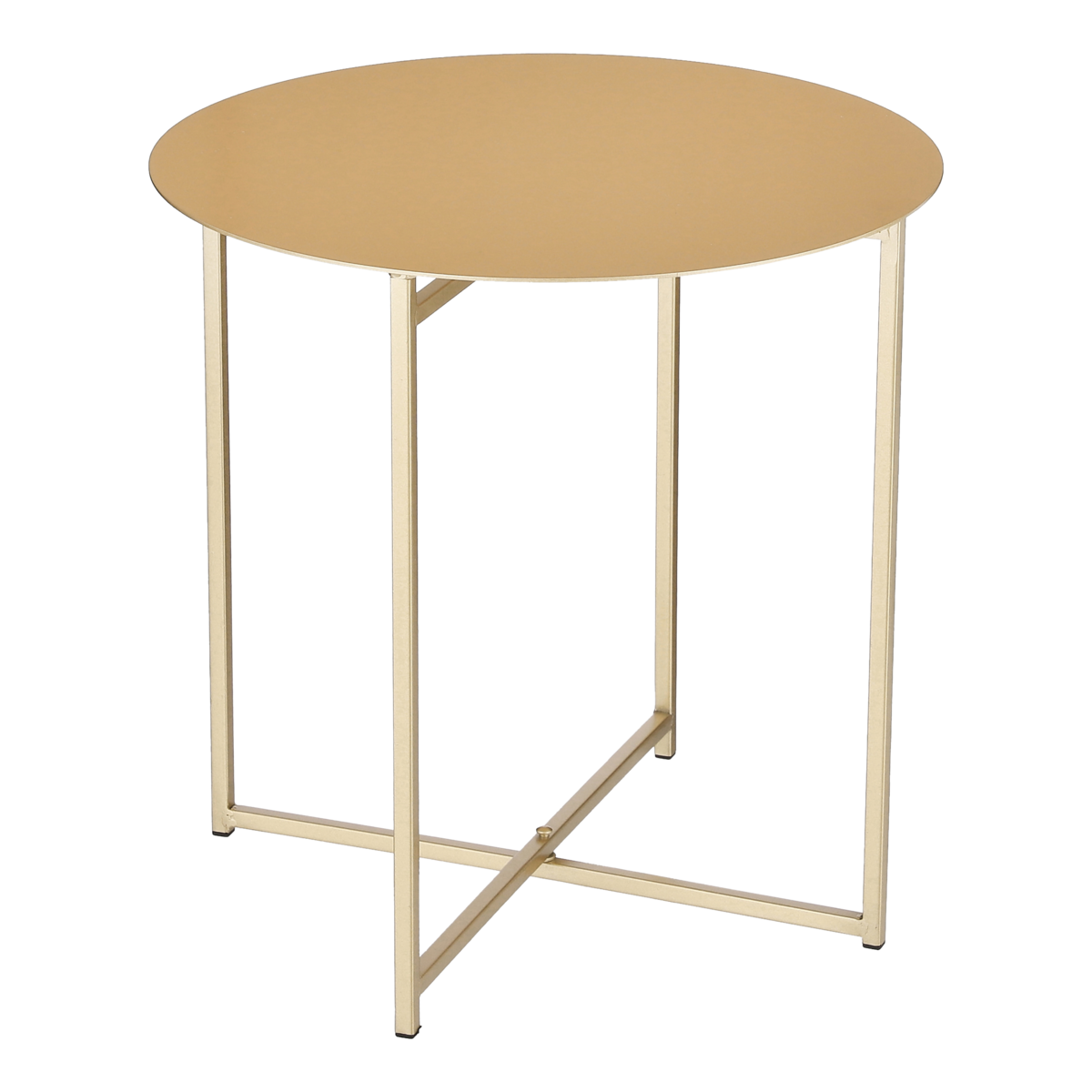 Mikki Bijzettafel - H40 x Ø40 cm - Metaal - Goud