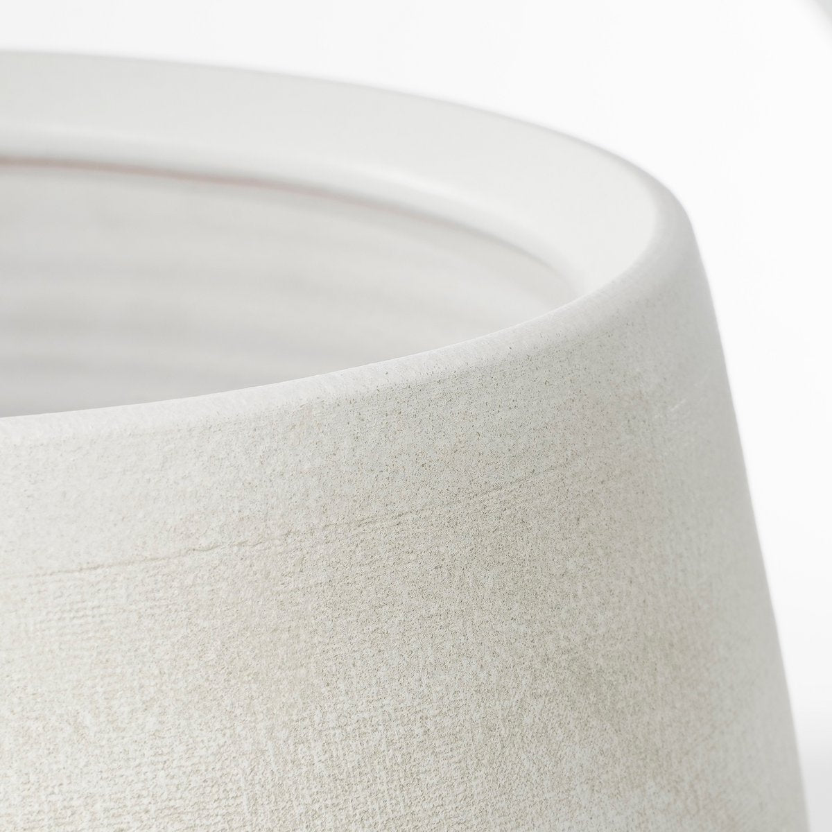Douro Bloempot - H18 x Ø20 cm - Terracotta - Off White