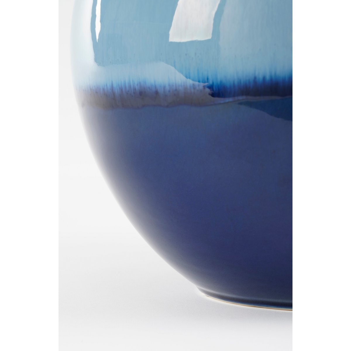 Holm Vaas - H42 x Ø29 cm - Keramiek - Blauw
