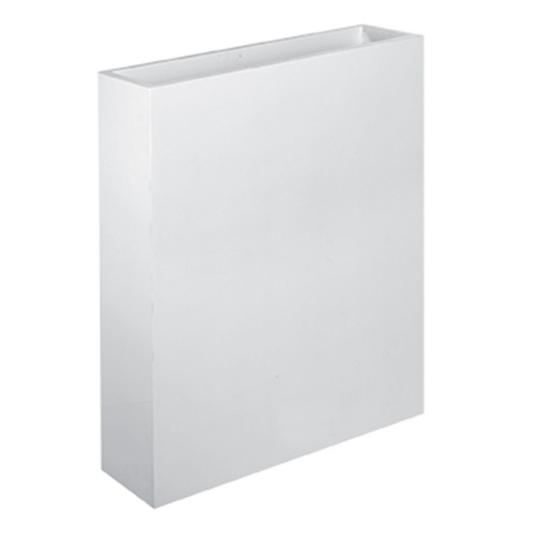 North Dakota shiny white L74 x B23 x H92 cm