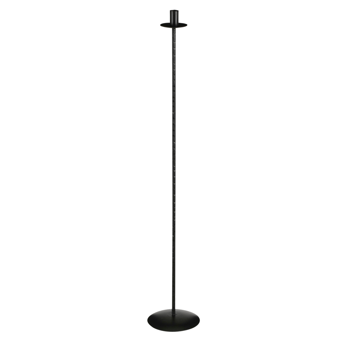 Kantas Kandelaar - H90 x Ø15 cm - Metaal - Zwart