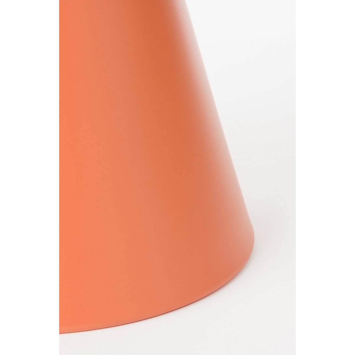 Royale Bijzettafel - H42 x Ø60 cm - Metaal - Oranje