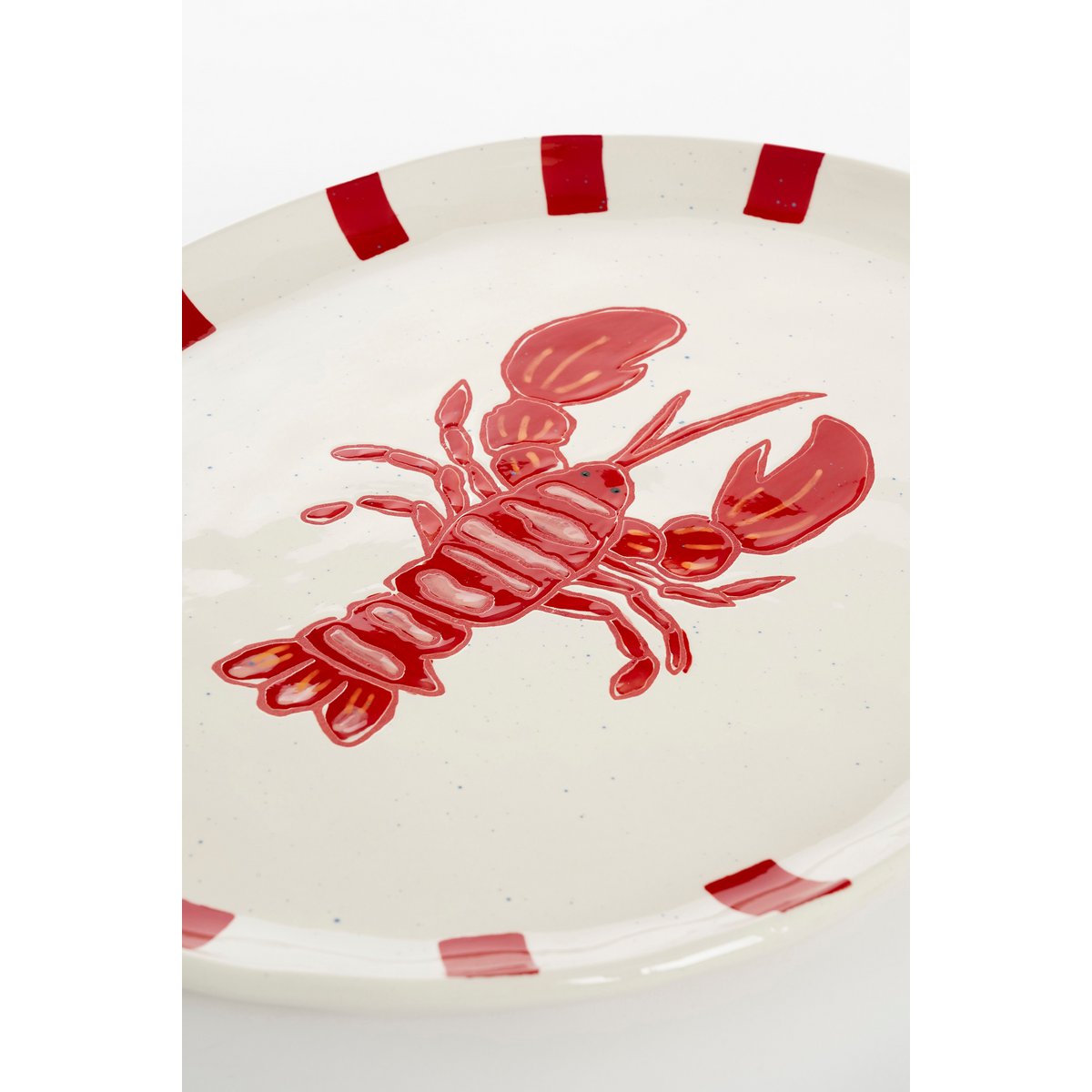 Ariane Serveerbord - L41 x B31 x H3 cm - Steengoed - Rood