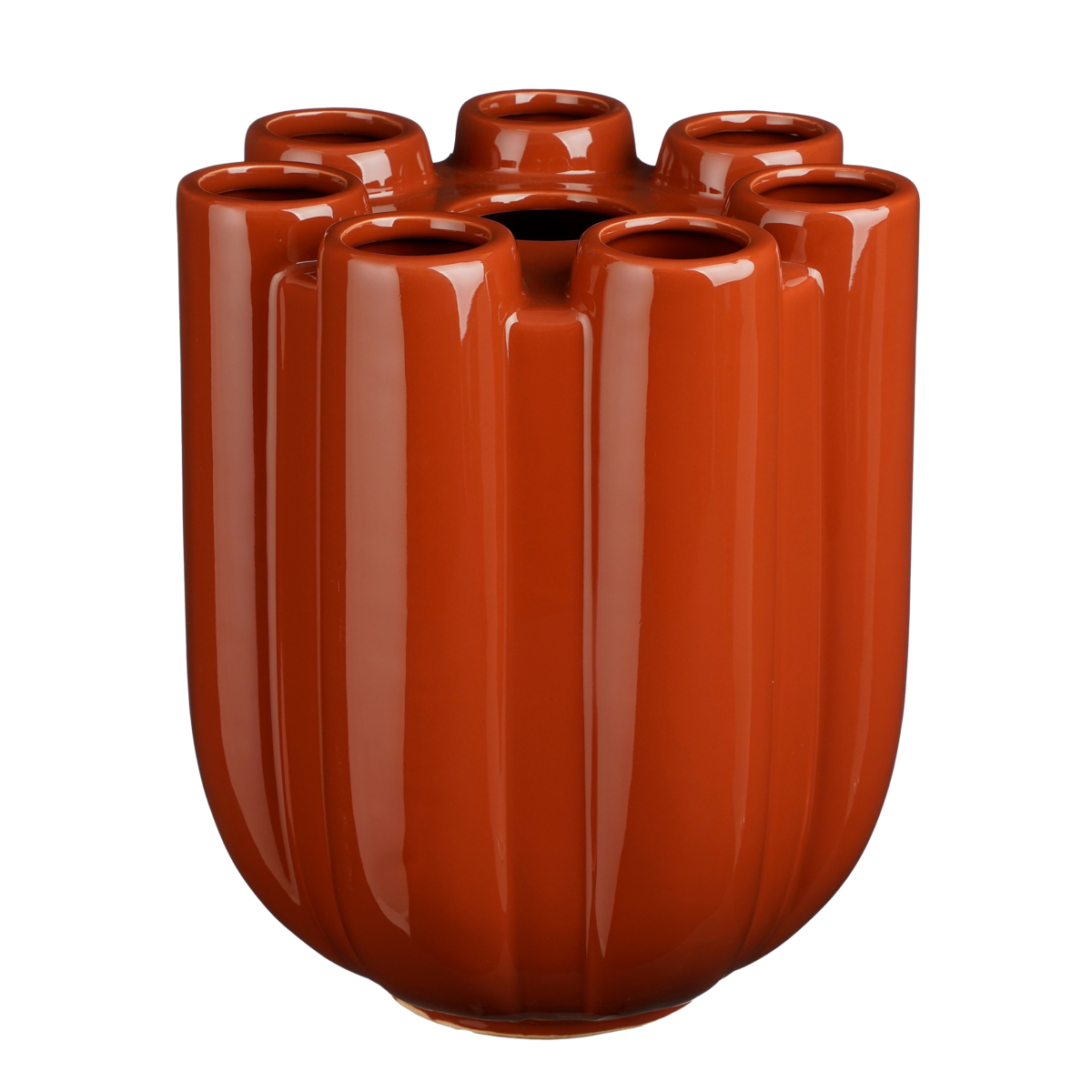 Minda Tulpenvaas - H34 x Ø28 cm - Keramiek - Rood