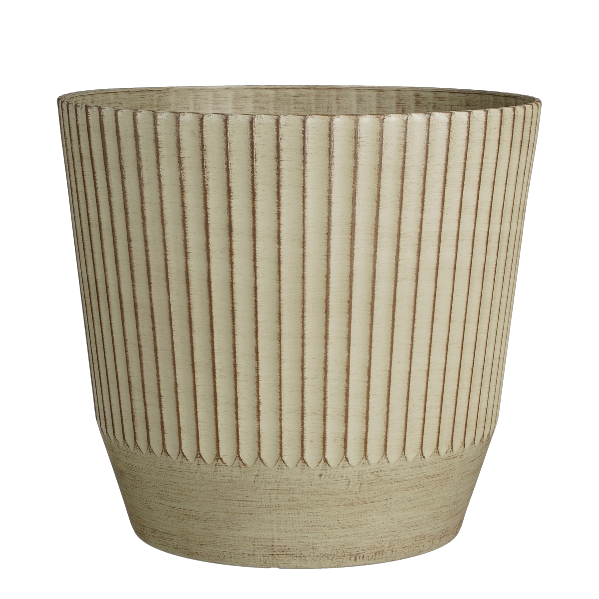 Rio Bloempot voor Buiten - H41 x Ø45 cm - Crème