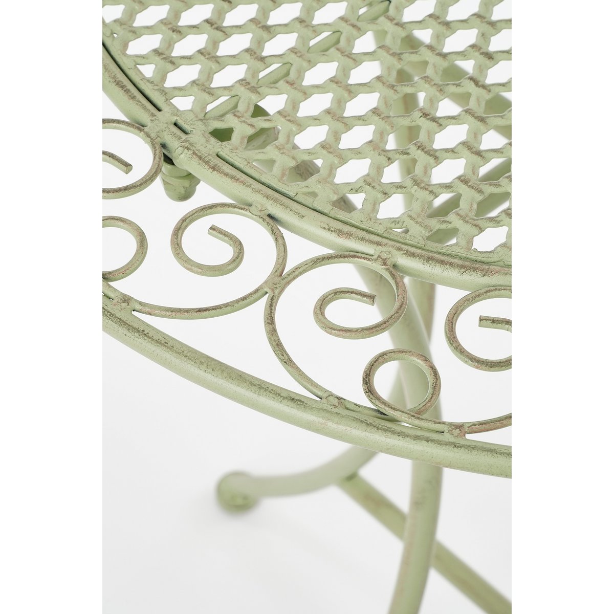Provence Bistrotafel voor Buiten - H70 x Ø60 cm - Lichtgroen