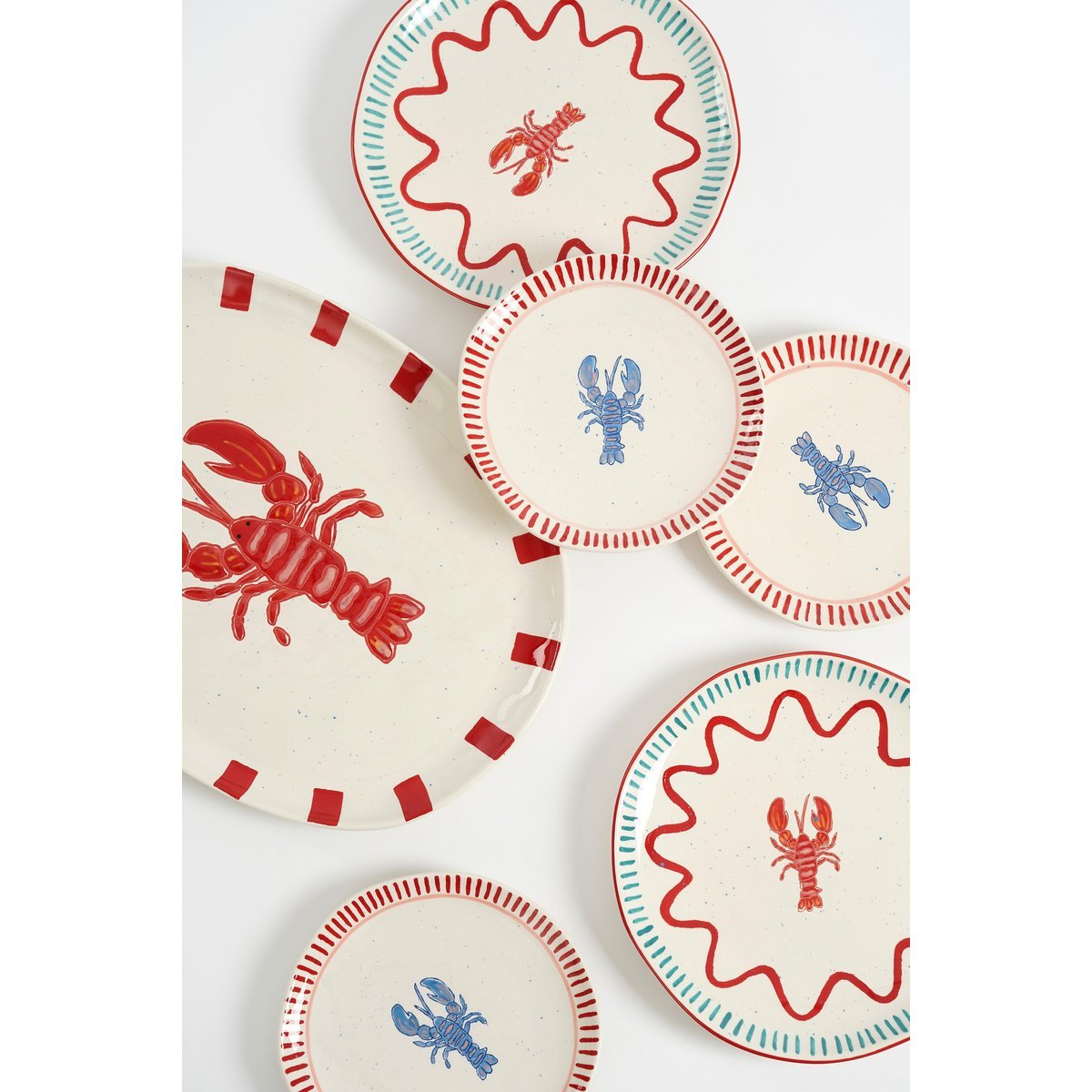 Ariane Serveerbord - L41 x B31 x H3 cm - Steengoed - Rood