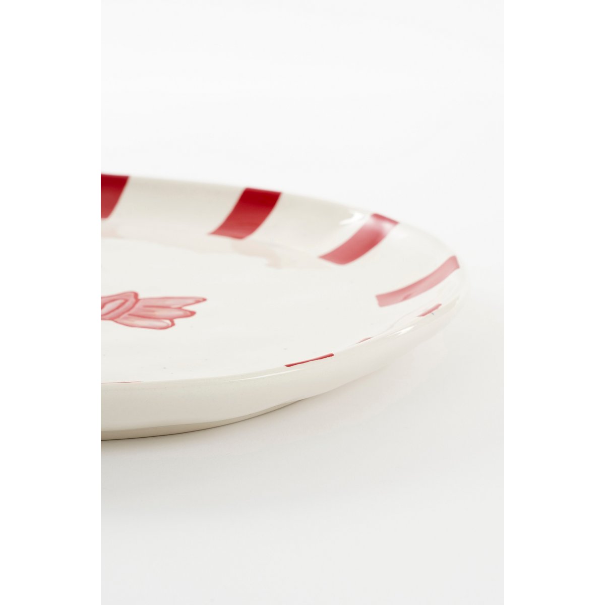 Ariane Serveerbord - L41 x B31 x H3 cm - Steengoed - Rood