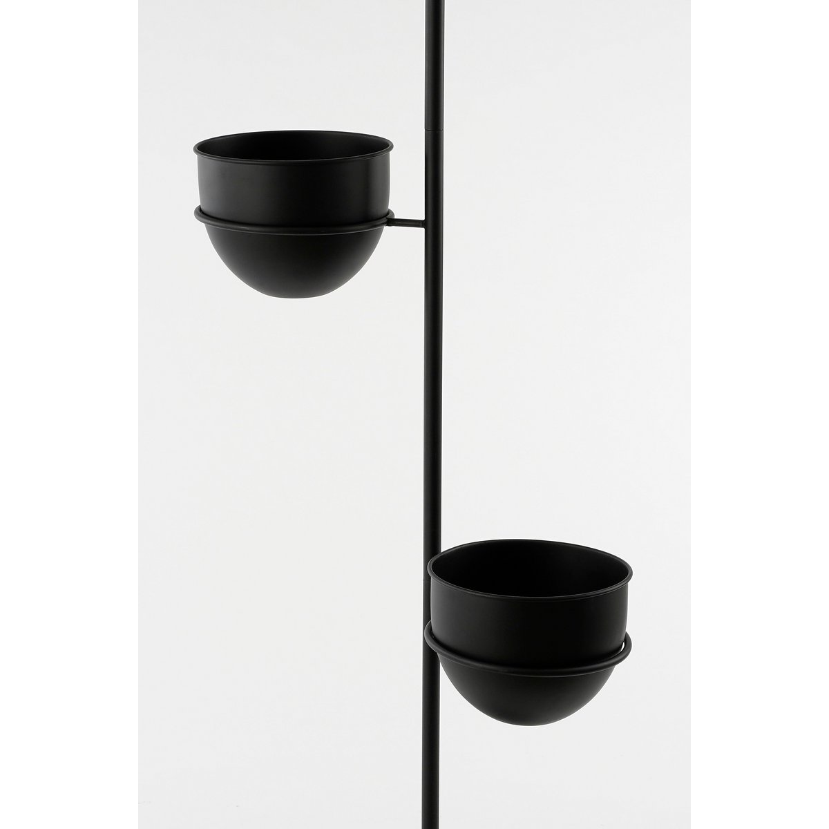 Plantenhouder - L40 x B33 x H140 cm - Zwart