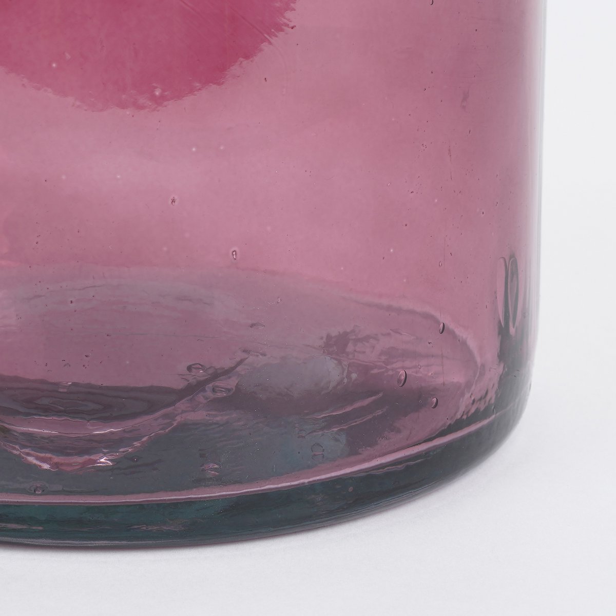 Rioja Fles Vaas - H50 x Ø15 cm - Gerecycled Glas - Bordeaux