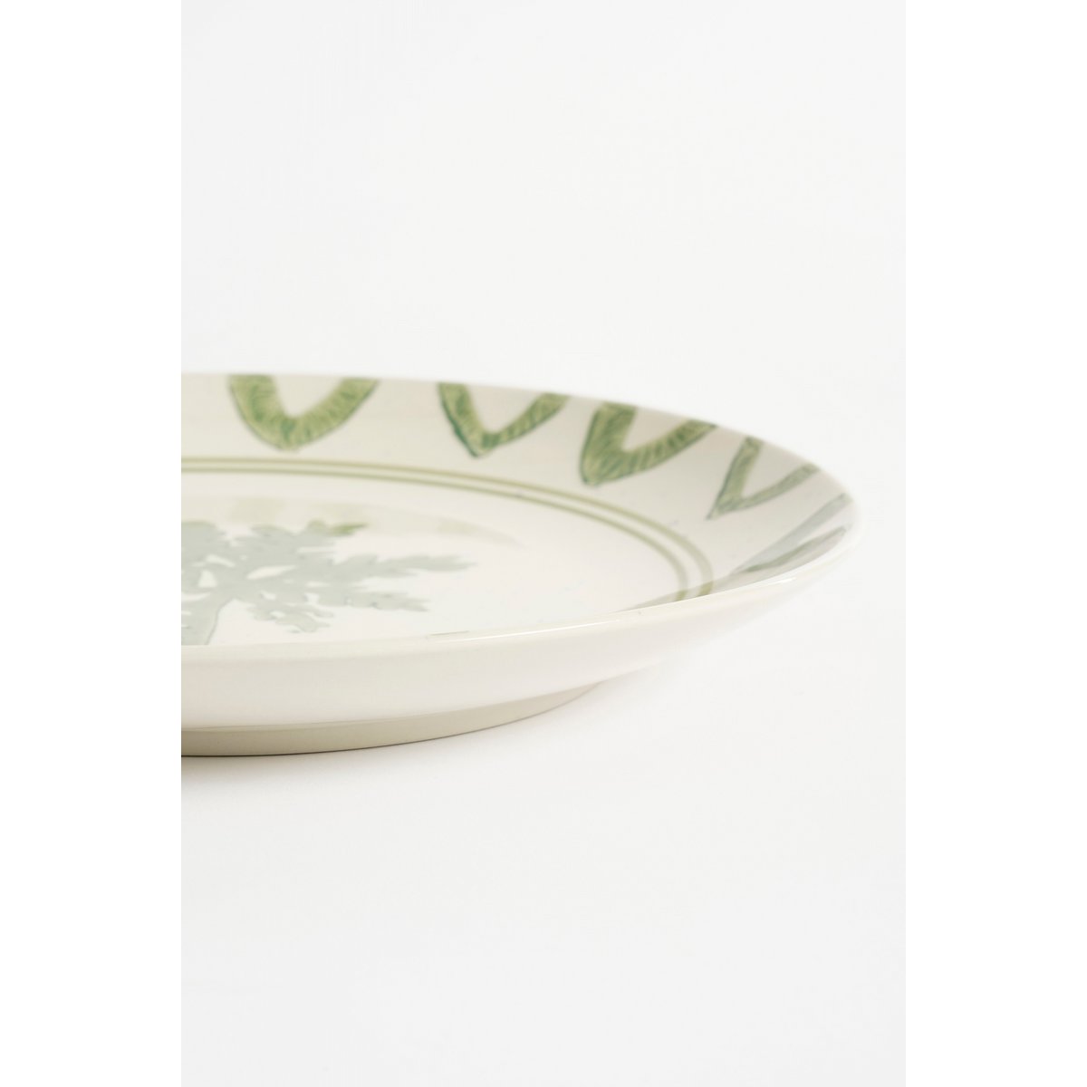 Clayton Dinerbord - Set van 4 - H3 x Ø25 cm - Steengoed - Groen, Blauw, Geel, Lila