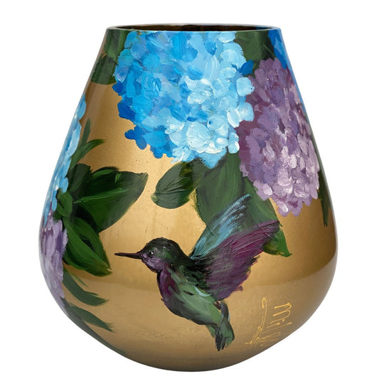 Tasman birds and flowers Ø26 x H28 cm