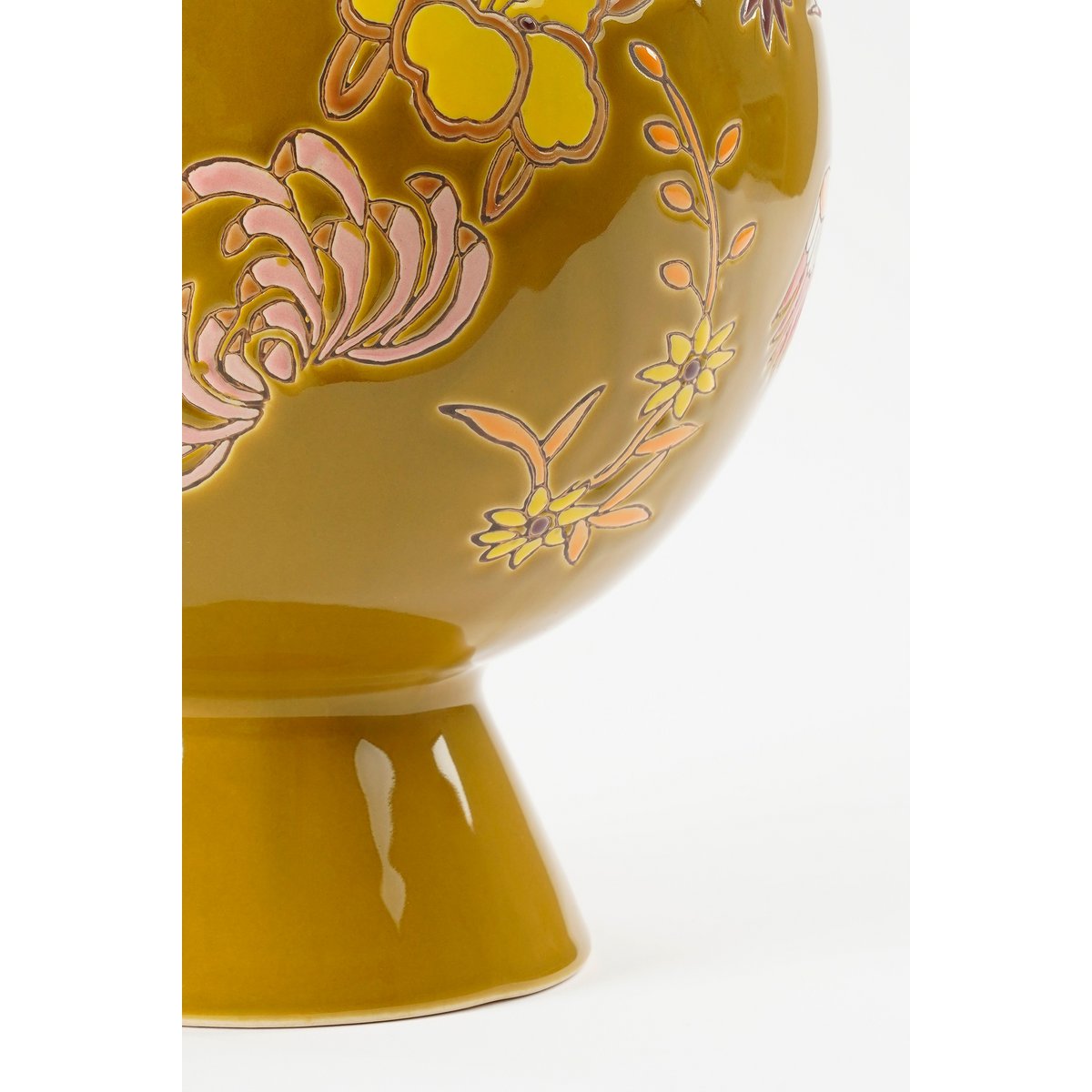 Eloise Vaas - H47 x Ø22 cm - Keramiek - Oker