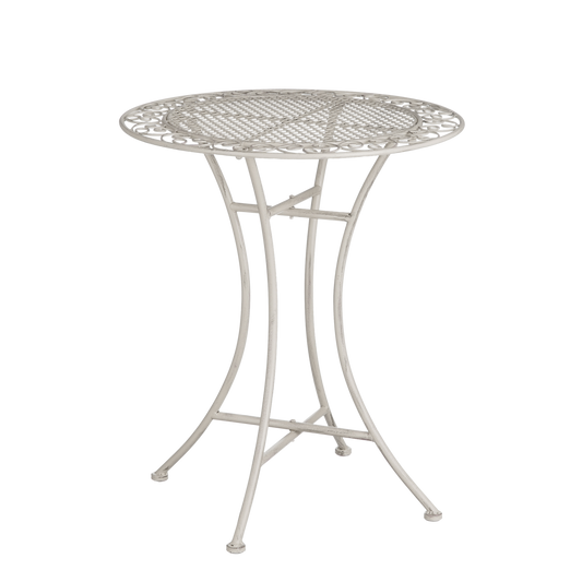 Provence Bistrotafel voor Buiten - H70 x Ø60 cm - Wit