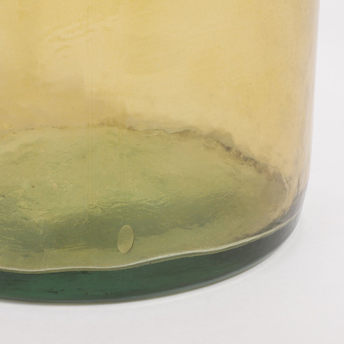Rioja Fles Vaas - H75 x Ø18 cm - Gerecycled Glas - Oker