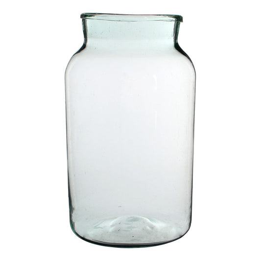 Vienne Vaas - H44 x Ø25 cm - Gerecycled Glas - Transparant