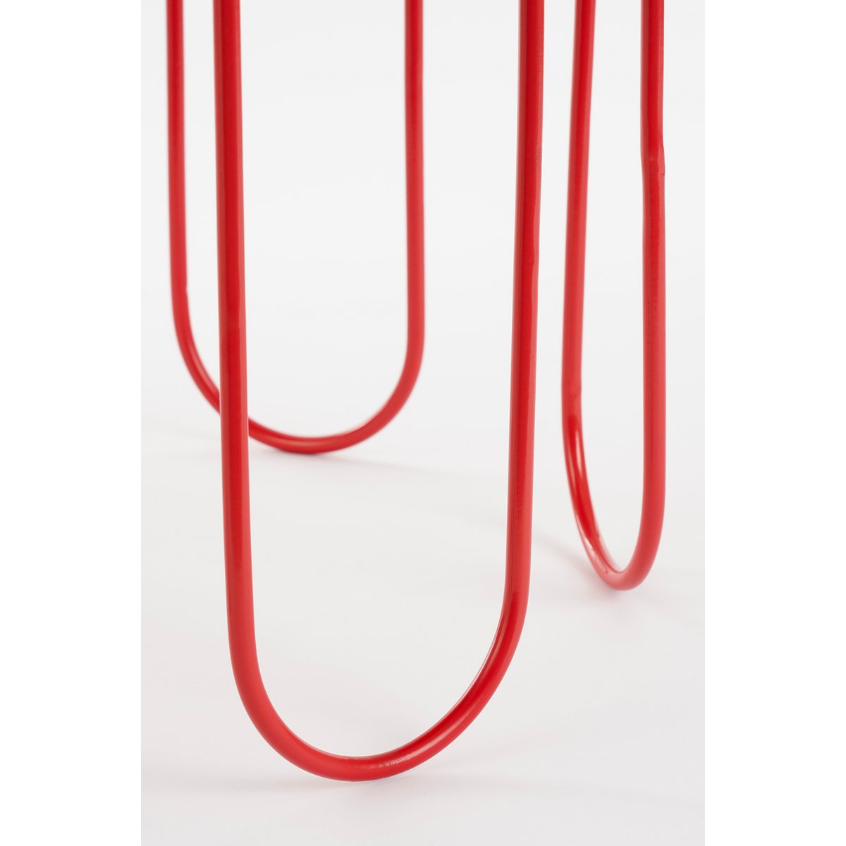 Dione Bijzettafel - Set van 2 - H40 x Ø46 cm - Metaal - Geel