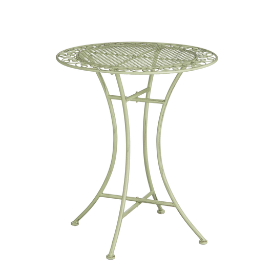 Provence Bistrotafel voor Buiten - H70 x Ø60 cm - Lichtgroen