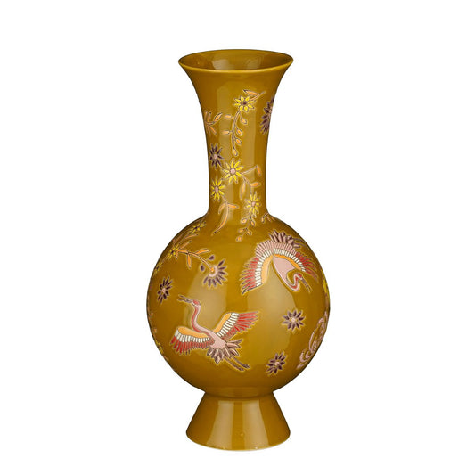 Eloise Vaas - H47 x Ø22 cm - Keramiek - Oker