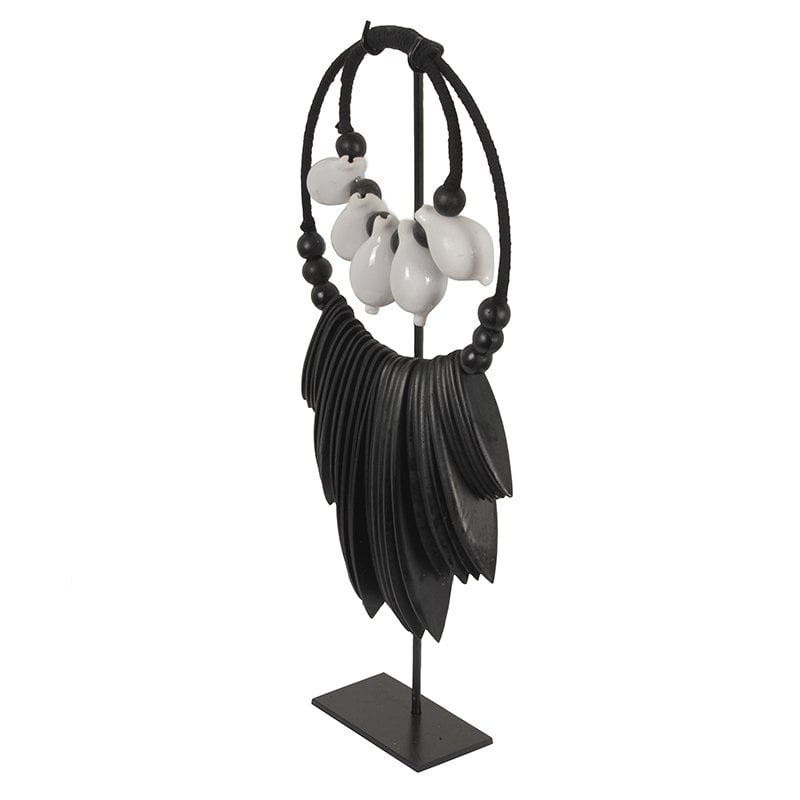 K35 Zwart -wit octo ketting s