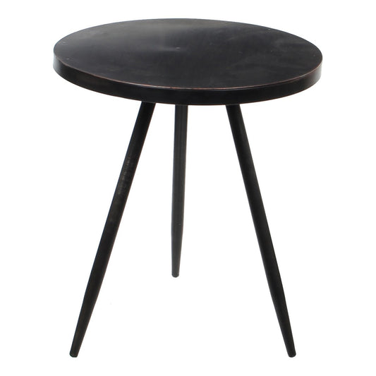 Kent Bijzettafel - H40 x Ø35 cm - Metaal - Zwart