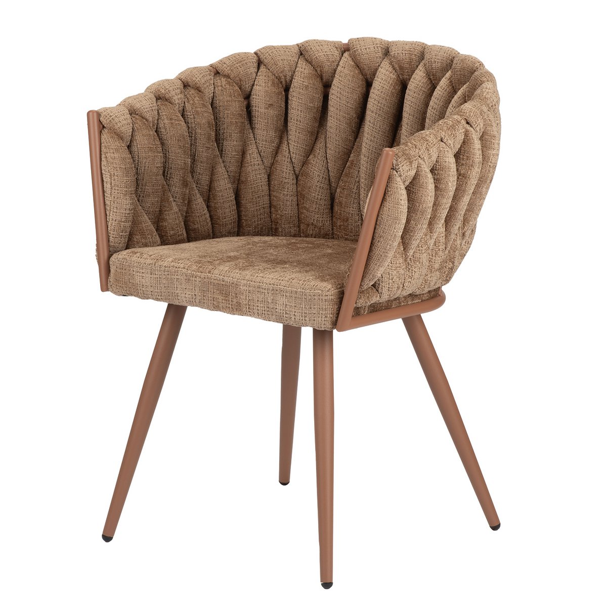 Golfstoel karamel (set van 2)