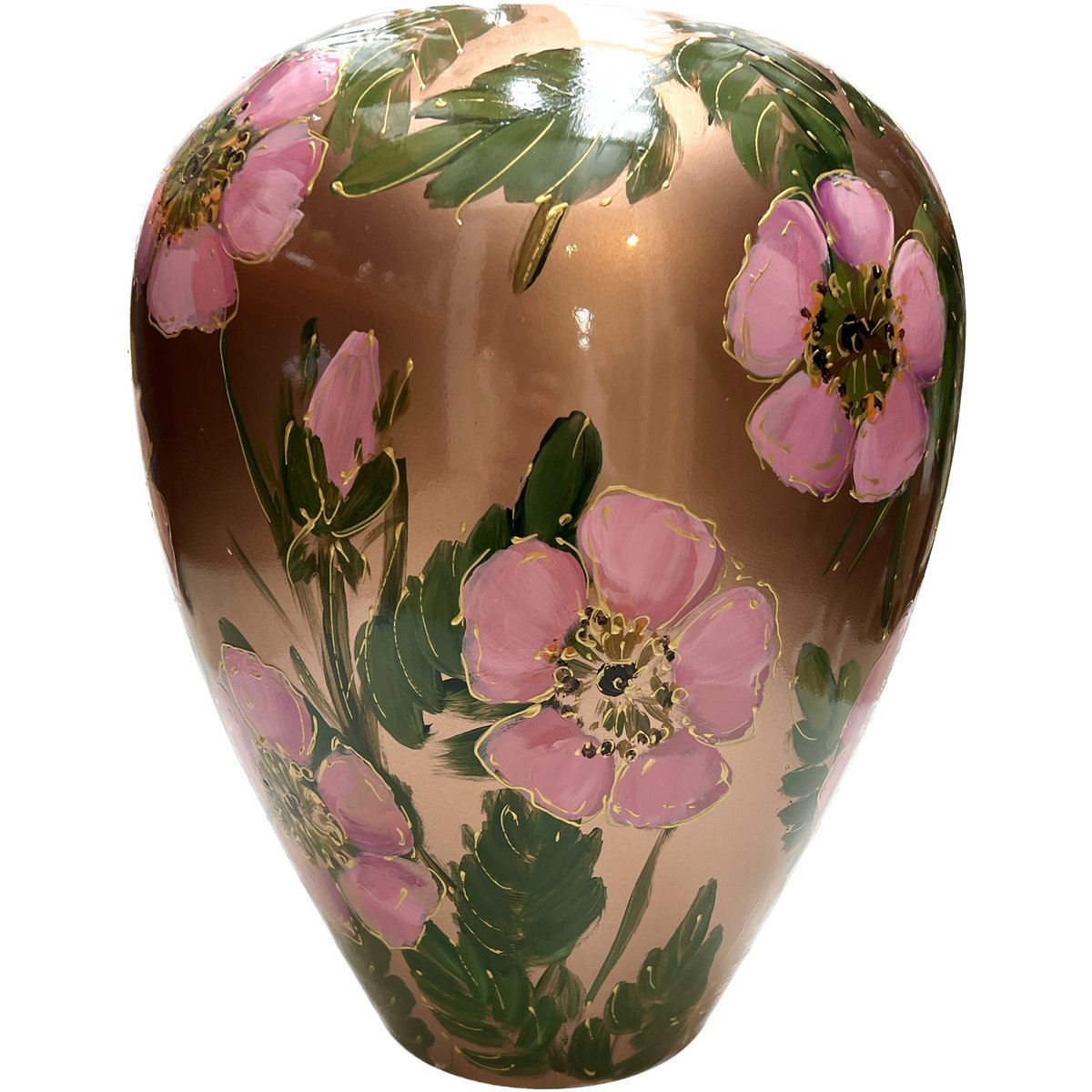 Kander M rosehip bronze Ø27,5 x H35 cm
