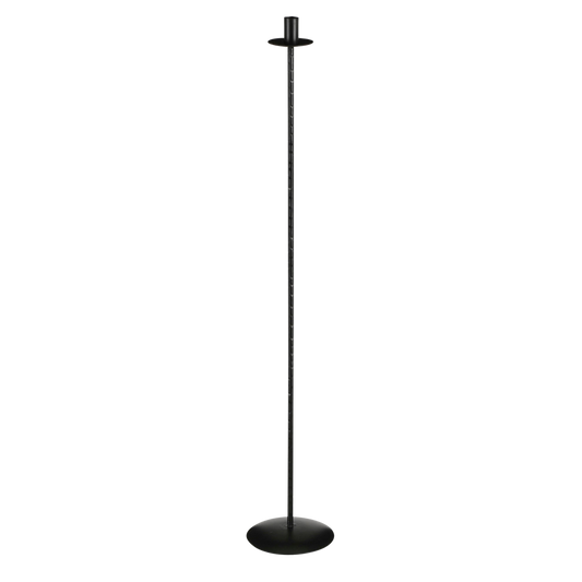 Kantas Kandelaar - H90 x Ø15 cm - Metaal - Zwart