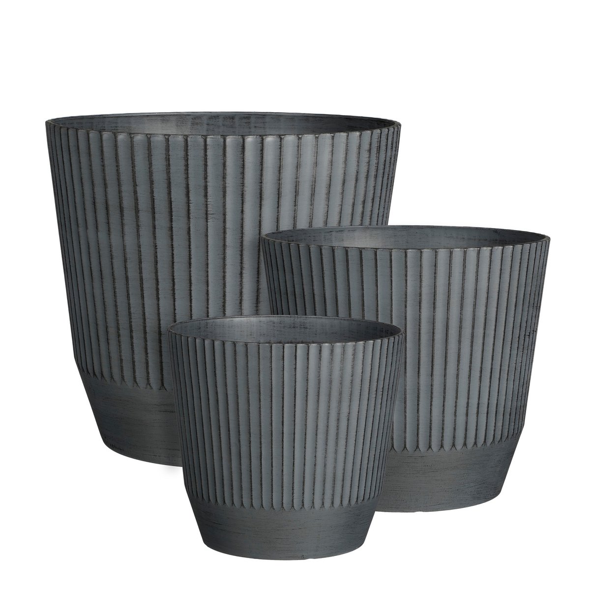 Rio Bloempot voor Buiten - H41 x Ø45 cm - Donkergrijs