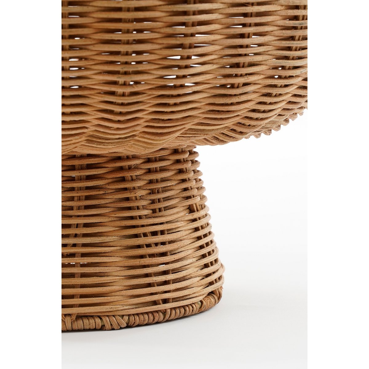 Loulou Decoratie Vaas - H42 x Ø40 cm - Rotan - Bruin
