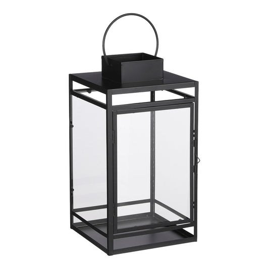 Storm Lantaarn - L20 x B19 x H36 cm - Zwart
