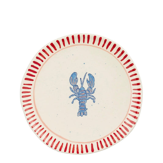 Ariane Ontbijtbord - Set van 4 - Ø21 cm - Steengoed - Roze