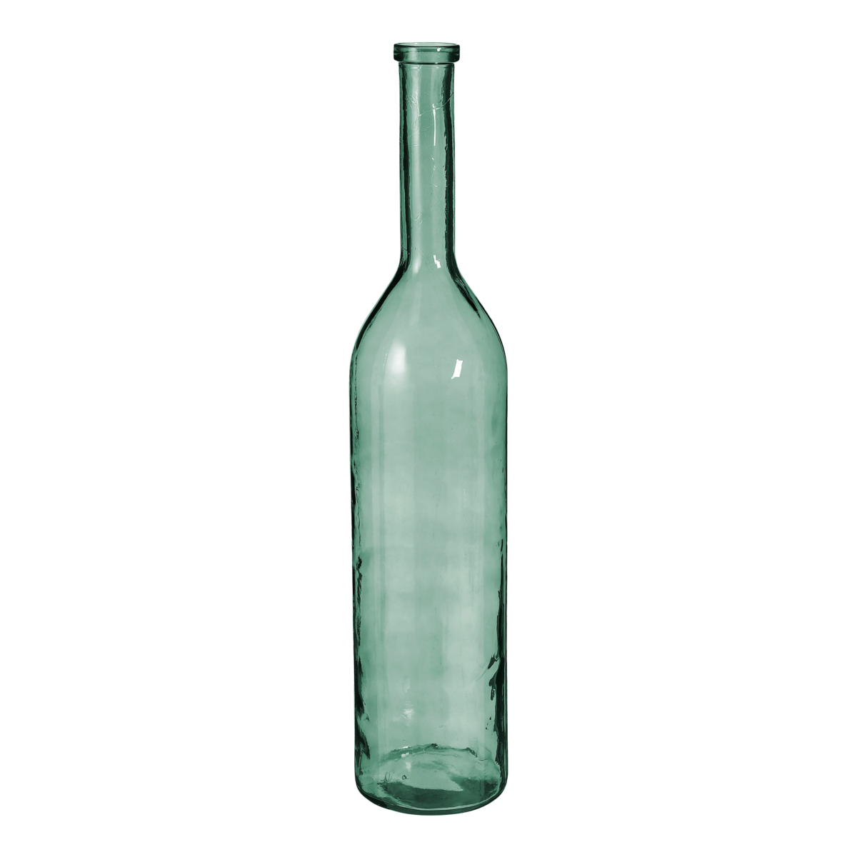 Rioja Fles Vaas - H100 x Ø21 cm - Gerecycled Glas - Groen